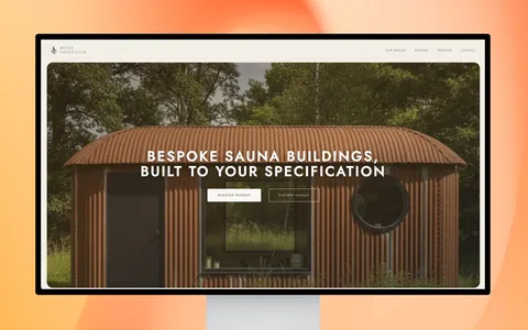 Bucks Sauna Club website