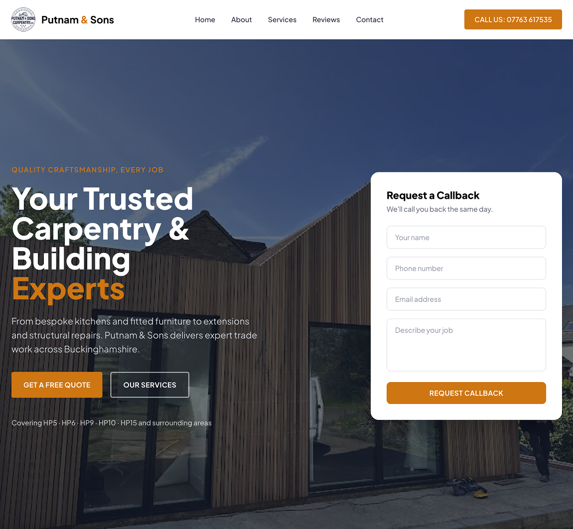 Web design example